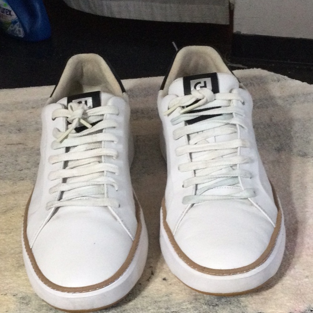 Cole Haan White and Tan Men's Sneakers